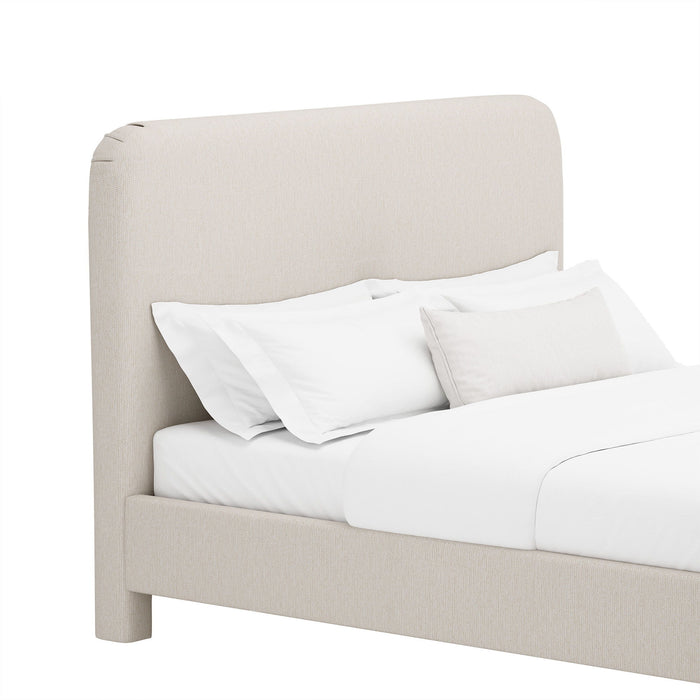 Layton - Rounded Corner Upholstered Bed