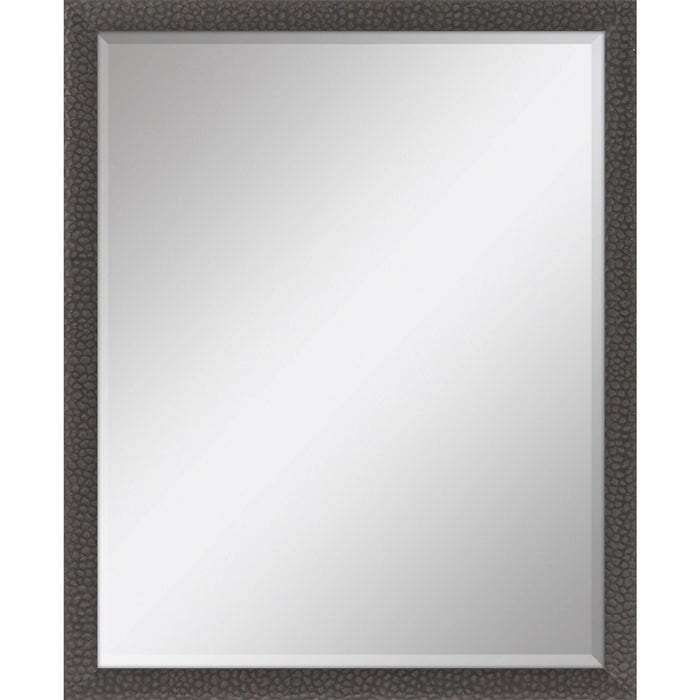 43" Solid Wood Framed Accent Mirror - Dark Brown