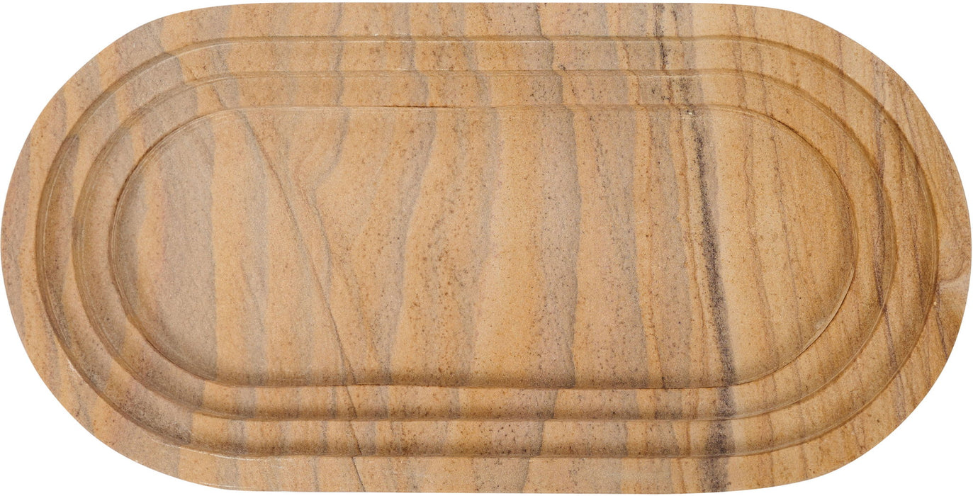 Marble tray by Meridian Furniture featuring a sleek, genuine marble surface with a polished finish and modern design.
