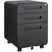 Giga 3-drawer mobile filing cabinet with five wheels, cold-rolled steel, waterproof, moisture-proof, suitable for legal and letter files.