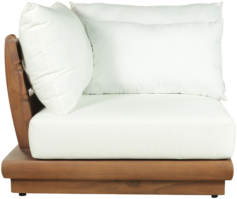 Mirella - Water Resistant Fabric Upholstered Outdoor Patio Modular Corner Chair