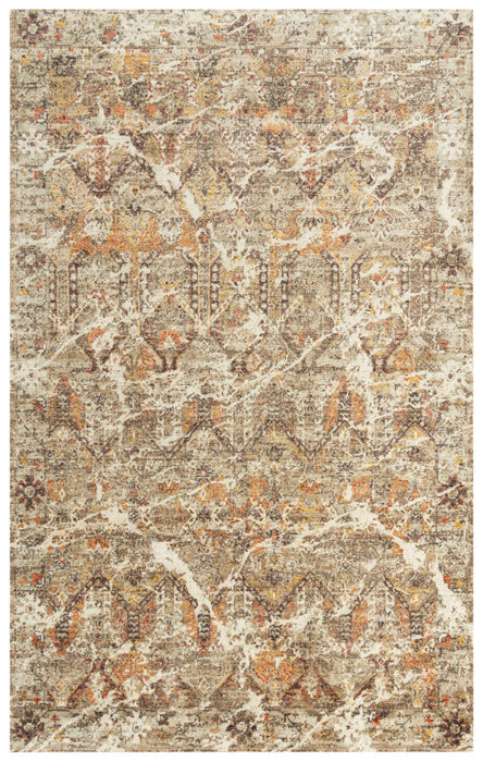 10' X 13' New Zealand Lambs Wool Abstract Hand Carved Handmade Area Rug (747855) - Brown / Beige / Ivory / Green