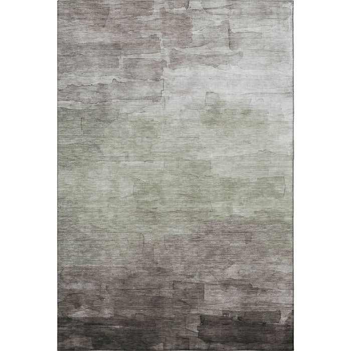 10' X 14' Striped Washable Area Rug With UV Protection (693894) - Taupe / Beige