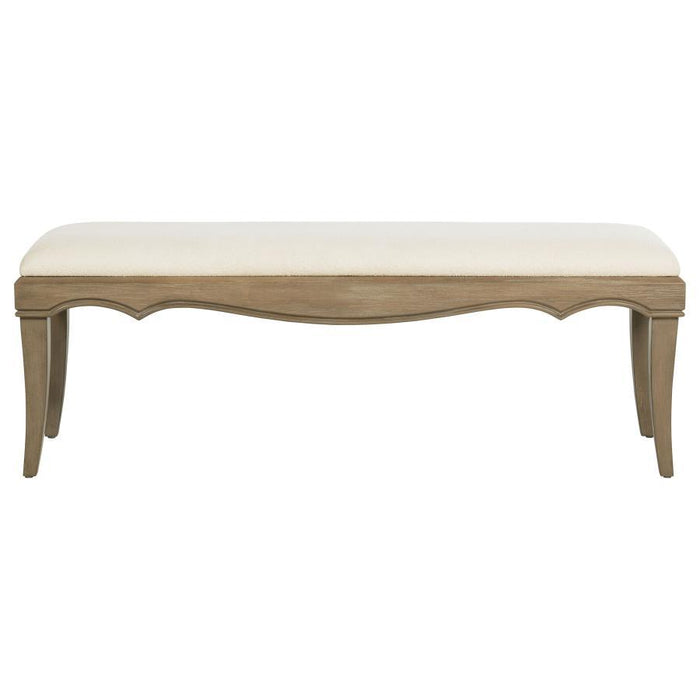 Revello - Upholstered Bench - Washed Mango