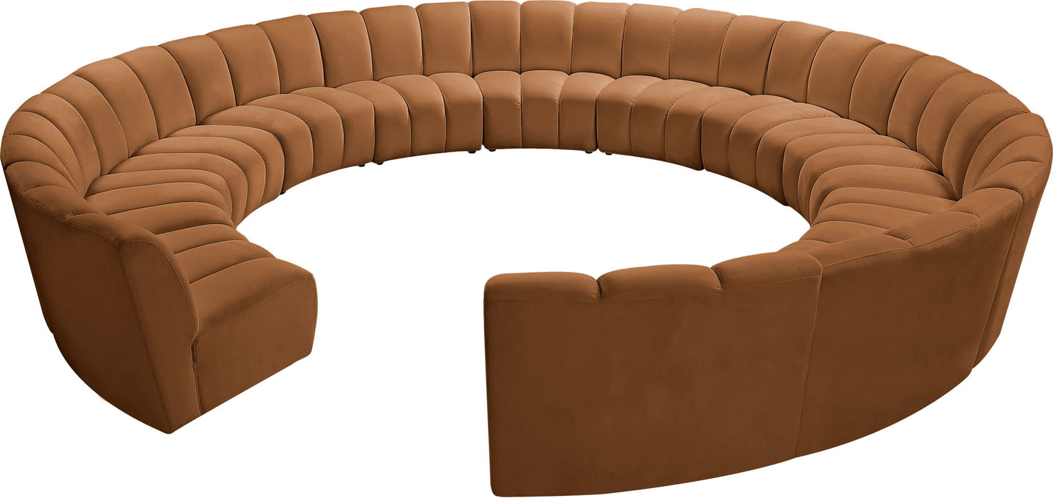 Infinity - 12 Piece Modular Sectional - Saddle