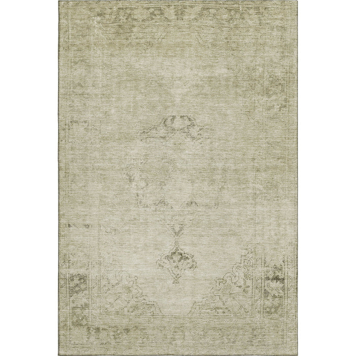 10' X 14' Oriental Washable Area Rug With UV Protection (654868) - Beige / Brown
