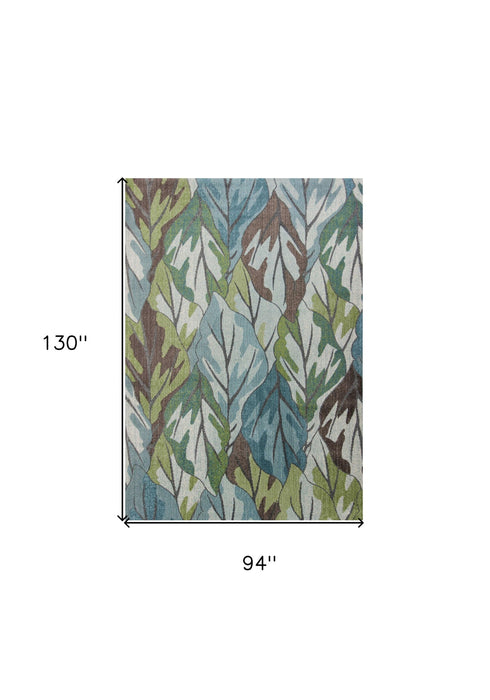 8' x 11' Area Rug - Blue