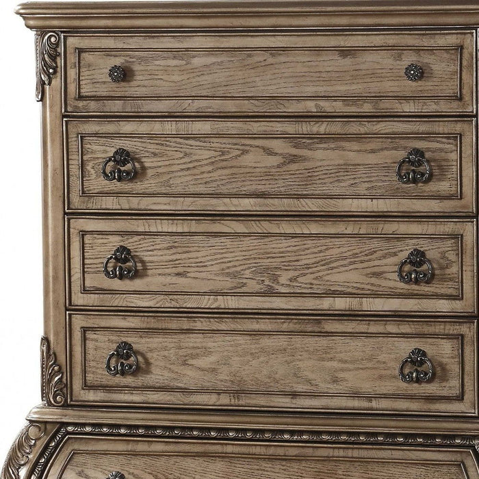 Wood Chest - Vintage Oak