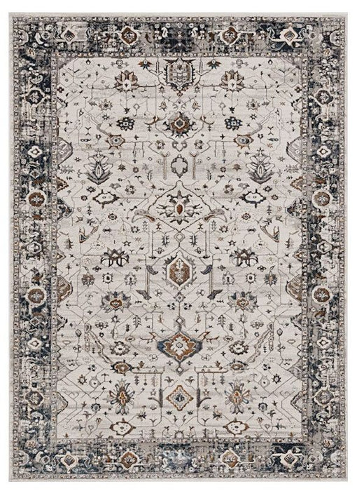 9.8' x 13.2' Area Rug - Gray And Ivory