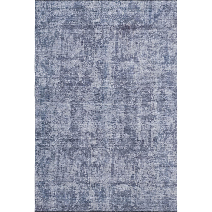 10' X 14' Abstract Washable Area Rug With UV Protection (695282) - Blue / Ivory