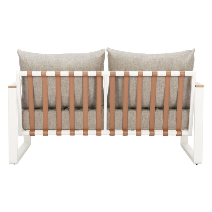 56" Polypropylene Sofa - White
