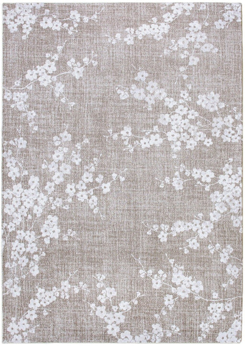 6' X 8' Oriental Washable Area Rug (548791) - Gray / White