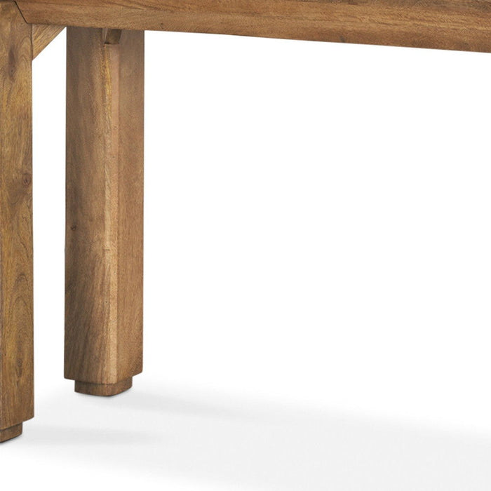 60" Solid Wood Console Table - Brown