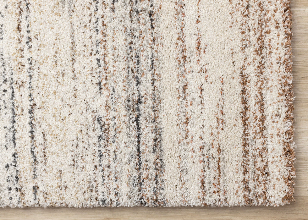 8' X 11' Abstract Area Rug (660034) - White / Orange