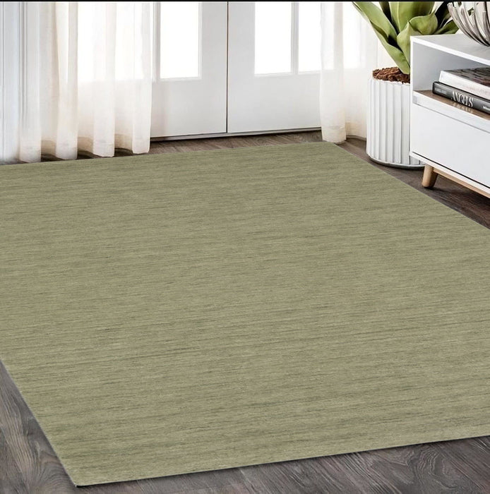 5' X 8' Wool Hand Tufted Area Rug - Sage And Green