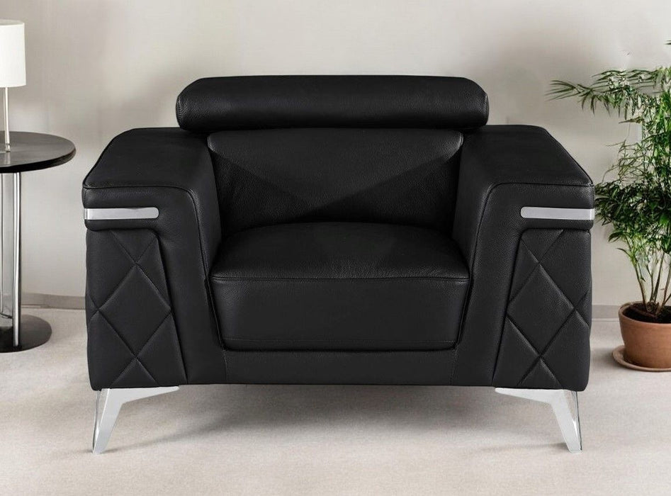 42" Metallic Arm Chair - Silver