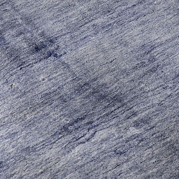 8' X 10' Abstract Washable Area Rug With UV Protection (651116) - Navy Blue / Ivory