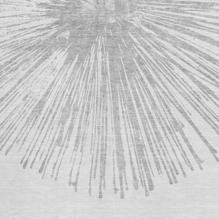 10' X 14' Abstract Washable Area Rug With UV Protection (653548) - Gray / Ivory
