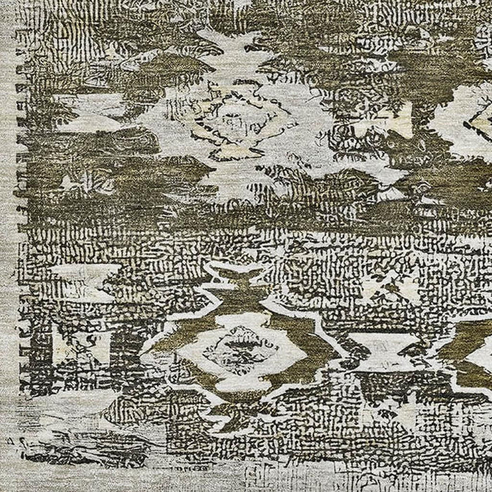 10' X 14' Southwestern Washable Area Rug With UV Protection (696422) - Brown / Taupe / Beige