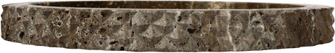 Meridian Furniture Russell travertine tray showing a rectangular tray with natural stone finish and sturdy handles.