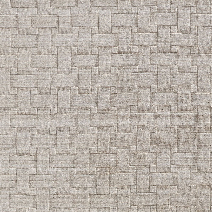 12' x 15' Hand Woven Area Rug - Ivory Striped