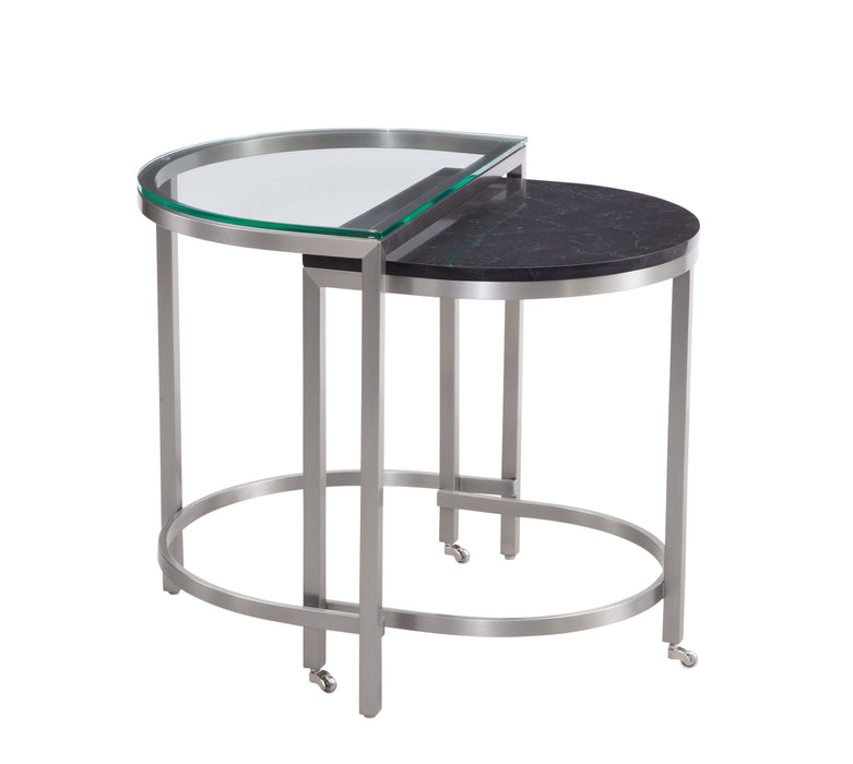 Hensley - Bunching End Table - Silver