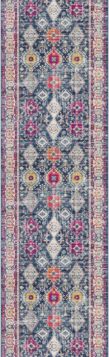 2' X 30' Southwestern Area Rug (609715) - Blue / Beige