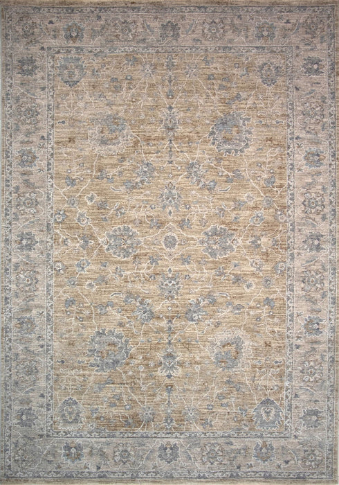 8' x 10' Southwestern Power Loom Stain Resistant Area Rug - Gold