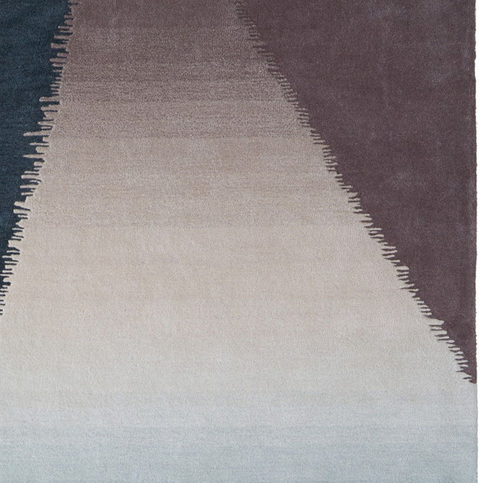 10' X 14' Geometric Hand Tufted Area Rug - Taupe