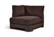 Meridian Furniture Hammond velvet upholstered stationary chair with plush fabric and modern design, featuring a sturdy frame and comfortable seat.