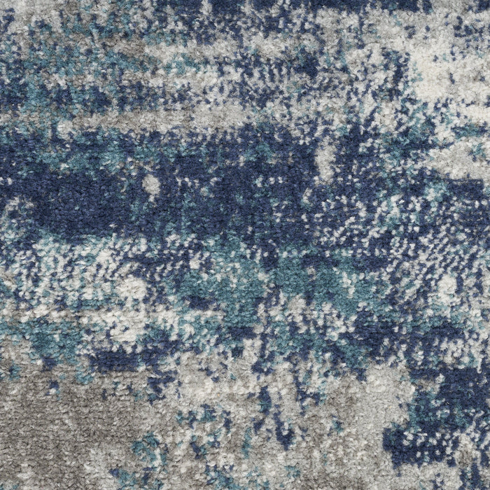 8' X 10' Abstract Area Rug (556233) - Gray