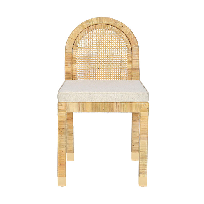 Amara - Arched Dining Chair - Cream