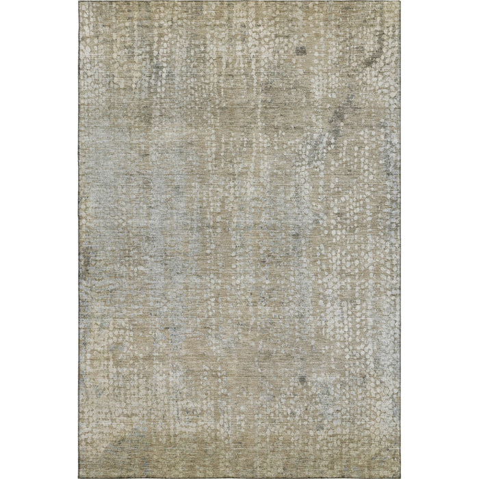10' X 14' Abstract Washable Area Rug With UV Protection (717320) - Beige / Gray