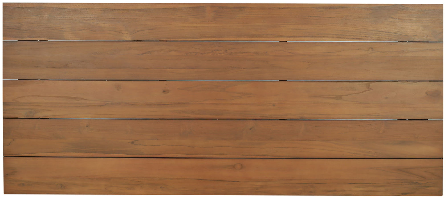 Mirella - Teak Wood 96" Outdoor Patio Dining Table - Natural