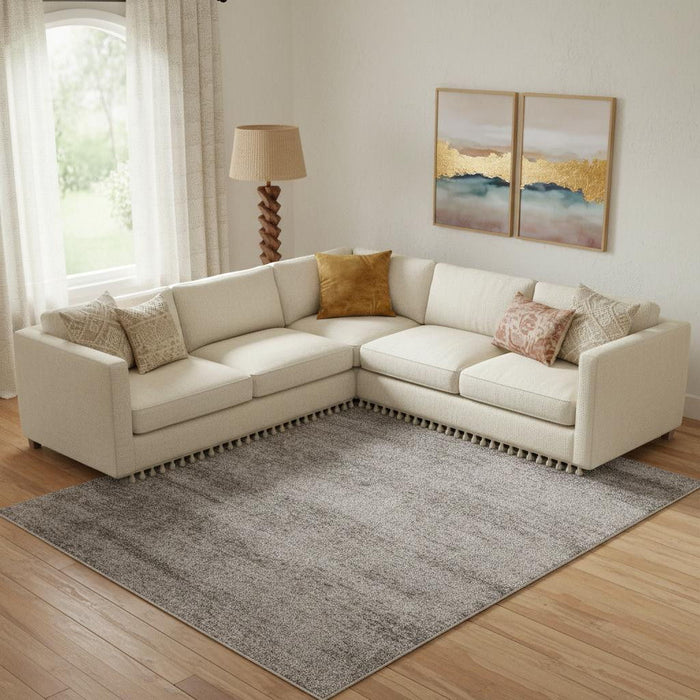 9' X 12' Abstract Area Rug (722173) - Blue / Ivory