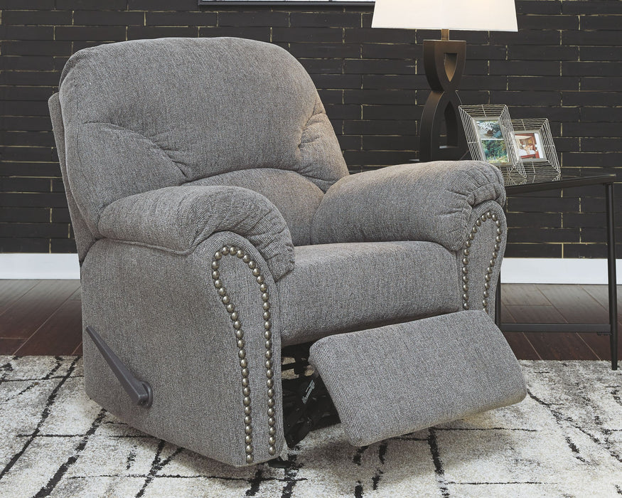 Allmaxx - Rocker Recliner - Pewter