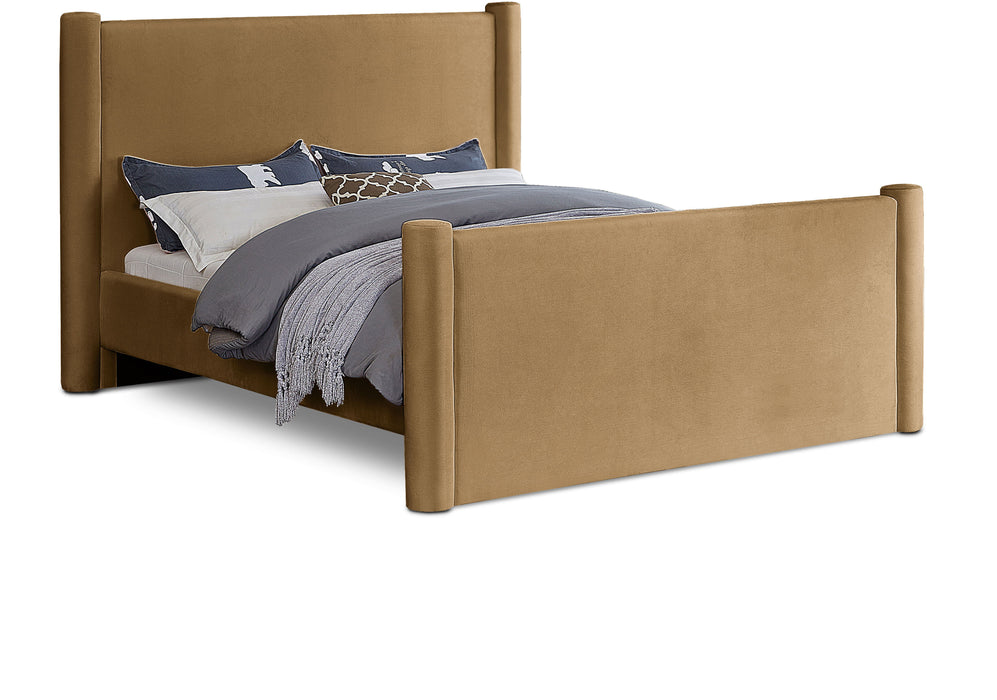 Elias - Velvet Upholstered Bed