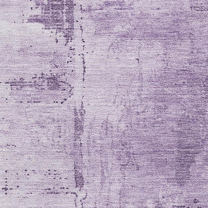 10' X 14' Abstract Washable Area Rug With UV Protection (683207) - Lavender / Lilac