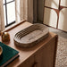 Marble tray by Meridian Furniture featuring a sleek, polished genuine marble surface perfect for elegant home decor.