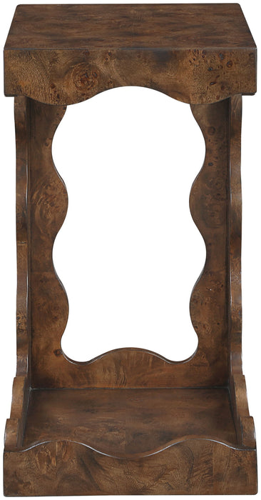 Vassa - Burl Veneer End Table