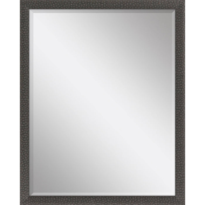 51" Solid Wood Framed Accent Mirror - Dark Brown