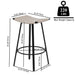 Set of 2 Giga backless counter height bar stools with handwoven seats, creamy white finish, round footrest, ideal for kitchen or dining.