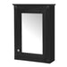 Giga wall-mounted bathroom medicine cabinet with mirror, over toilet storage, and sleek design for organized bathroom space