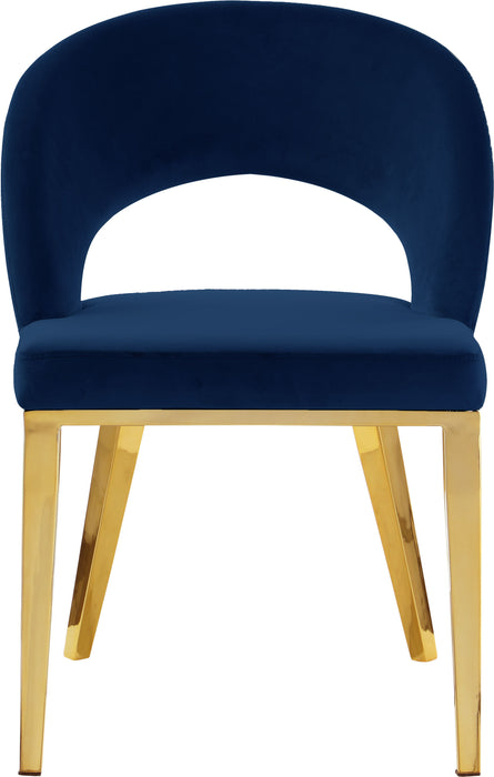 Roberto - Dining Chair with Gold Legs