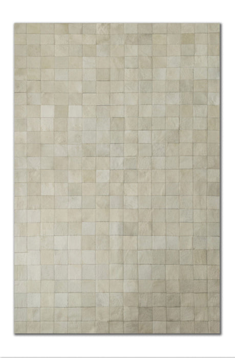 5' X 8' Cowhide Patchwork Area Rug (544480) - Off White