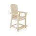 Giga Adirondack style counter chair made of HDPE poly lumber, suitable for dining, patio, and garden seating.