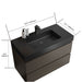 Giga Alice bathroom vanity with large storage, wall-mounted design, one-piece sink basin, modern style, without drain or faucet.