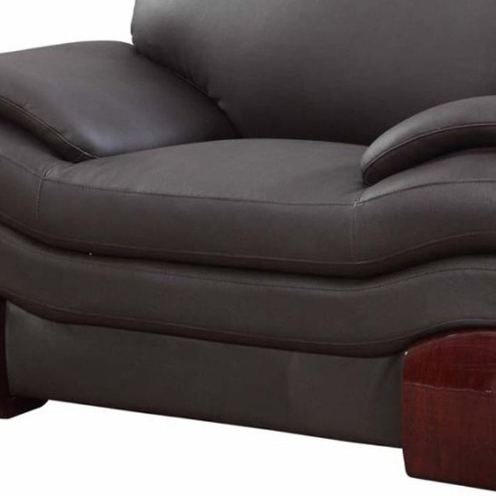 Leather Chair - Dazzling Brown