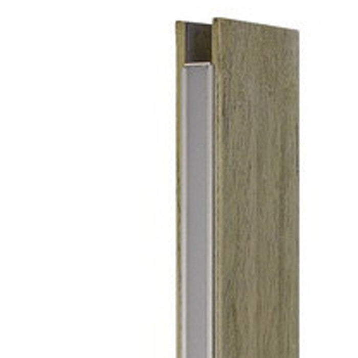 Led Traditional Shaped Floor Lamp - Brown
