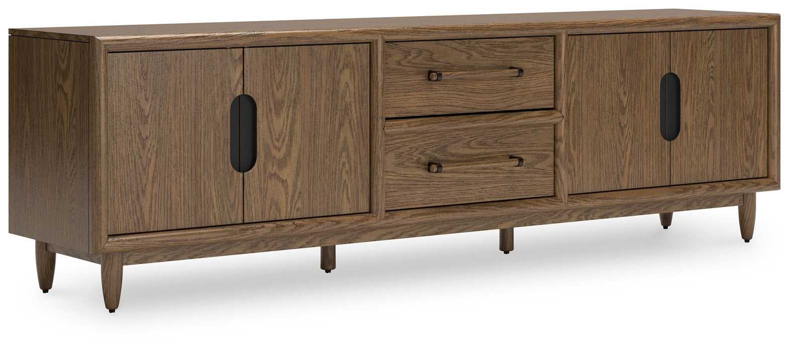 Roanhowe - Extra Large TV Stand - Brown